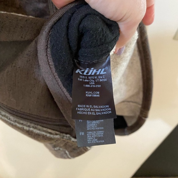 KUHL DANI SHERPA WOOL VEST WOMENS IN OAK COLOR SIZE XL - Picture 9 of 13